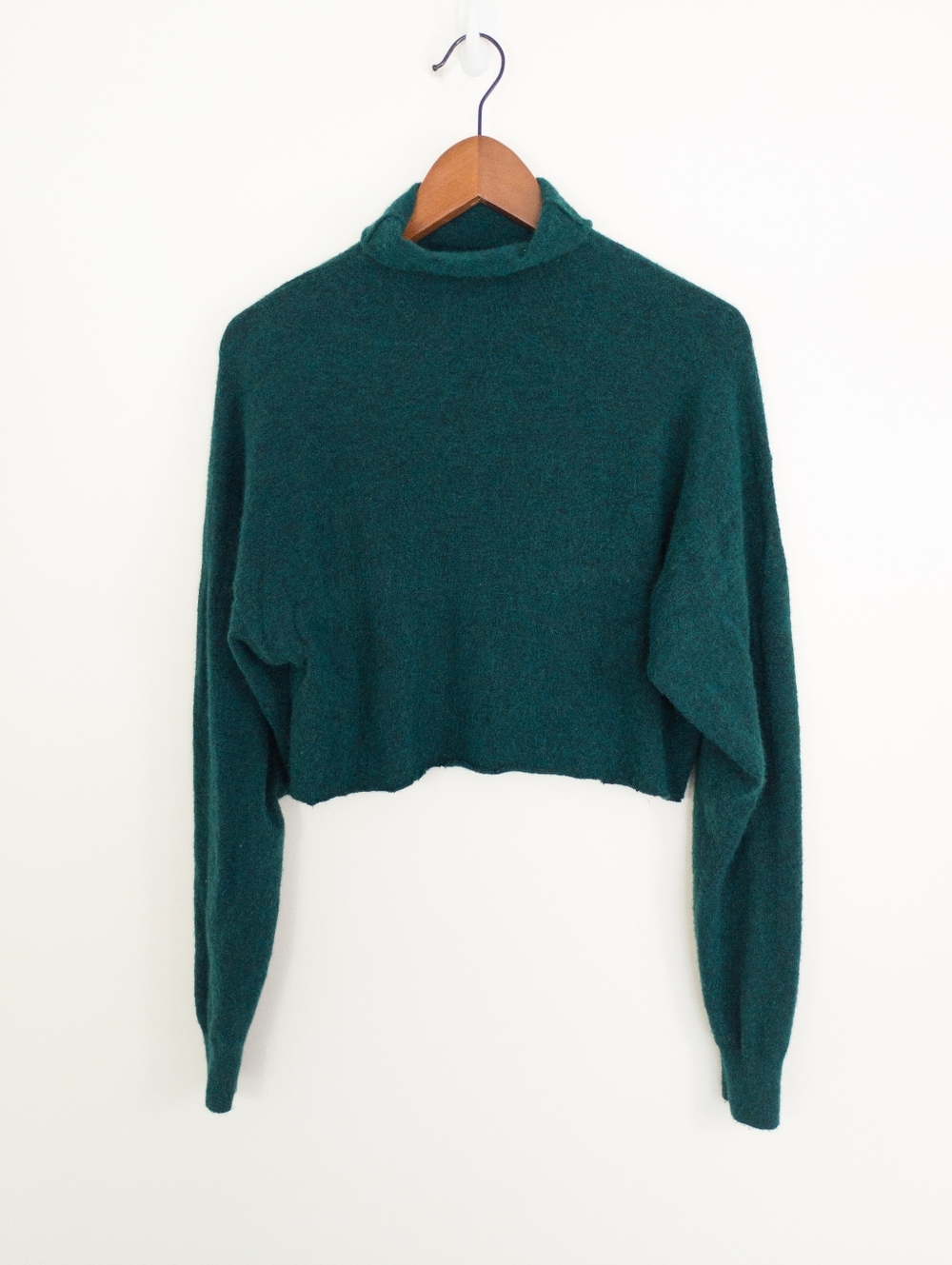 Wilfred Free Mock Neck Sweater Emerald Green Size  XS